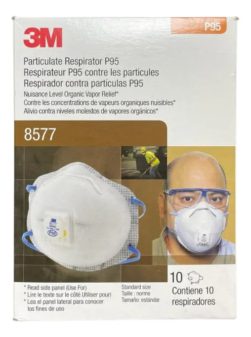 Mascarilla 3m 8577 P95 Con Valvula Para Soldador ( 10und)