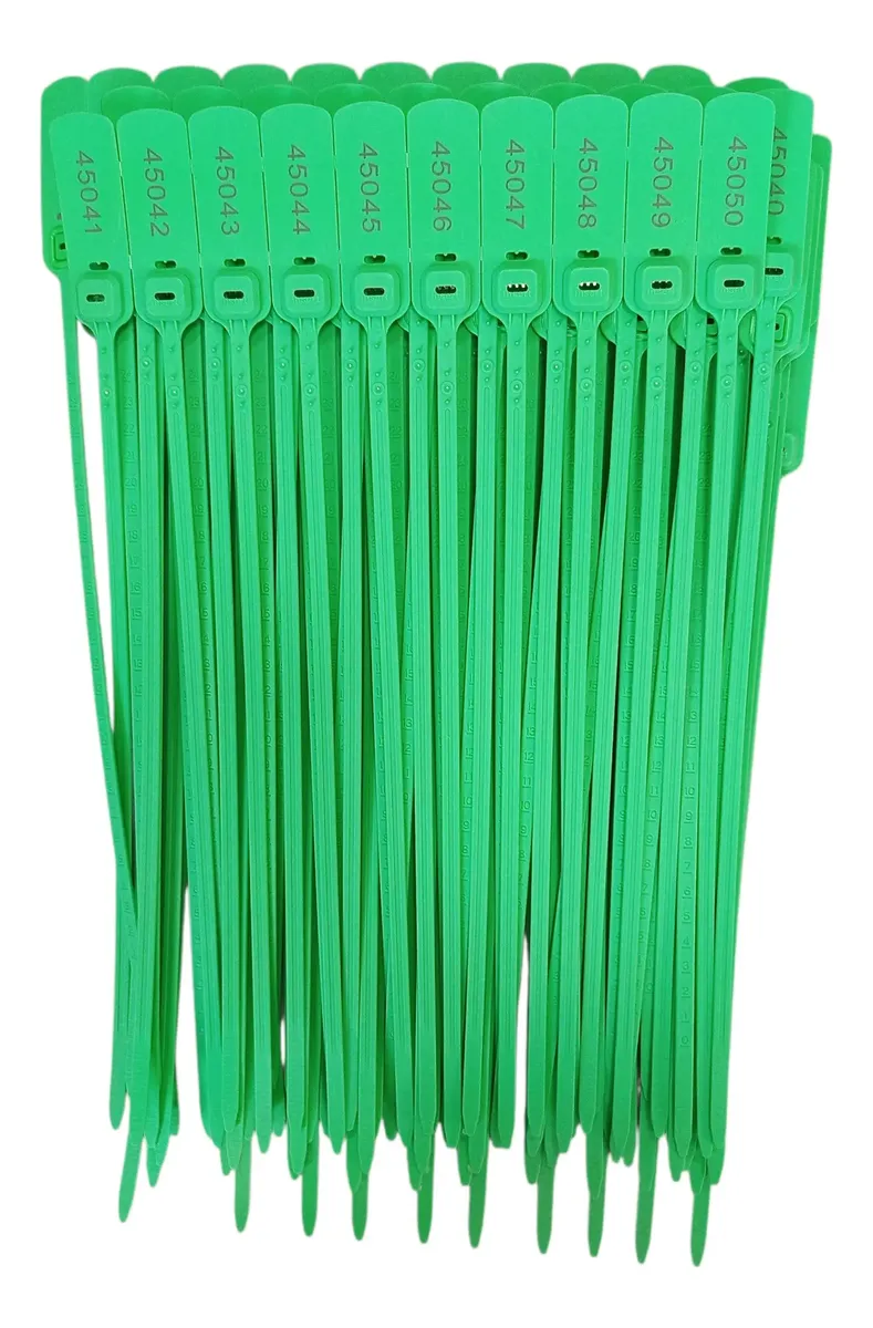 Precintos De Seguridad Plasticos Verde De 40cm